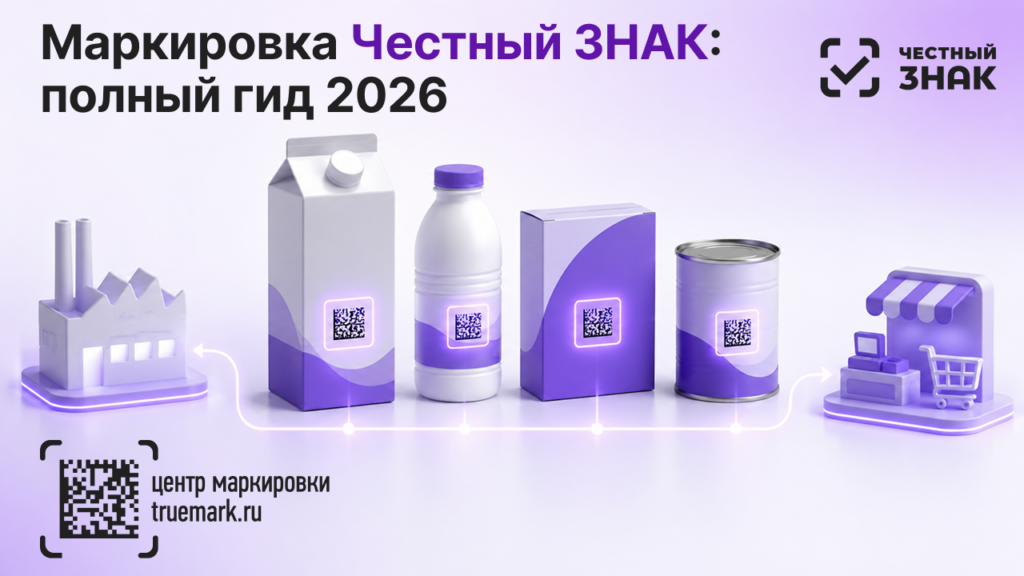 Маркировка Честный ЗНАК — полный гид 2026